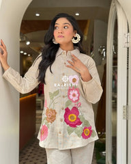 Premium Co-ord Set with detailed Embroidery