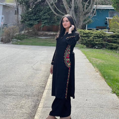 Premium Embroidery Cotton Co-ord Set