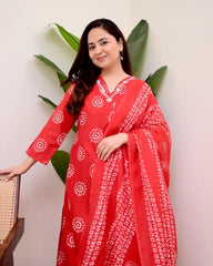 Resshaa women printed kurta pant dupatta set traditional festive daily ethnic wear online