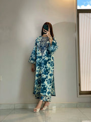Premium Digital Print Kurta Pant Set