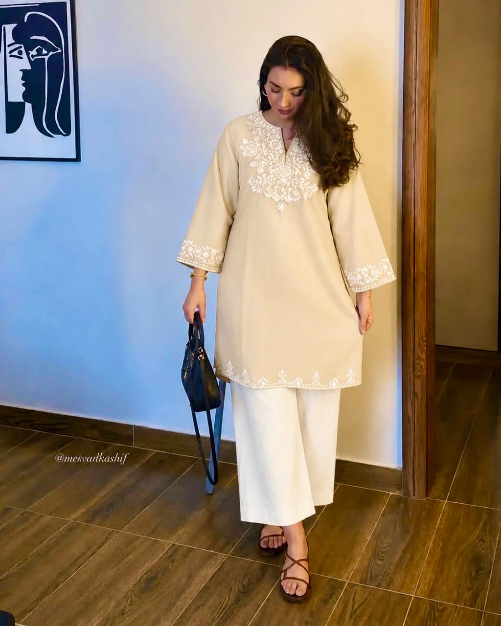 Resshaa pure mul cotton coord set women Jaipur handcrafted embroidery pocket ethnic wear online