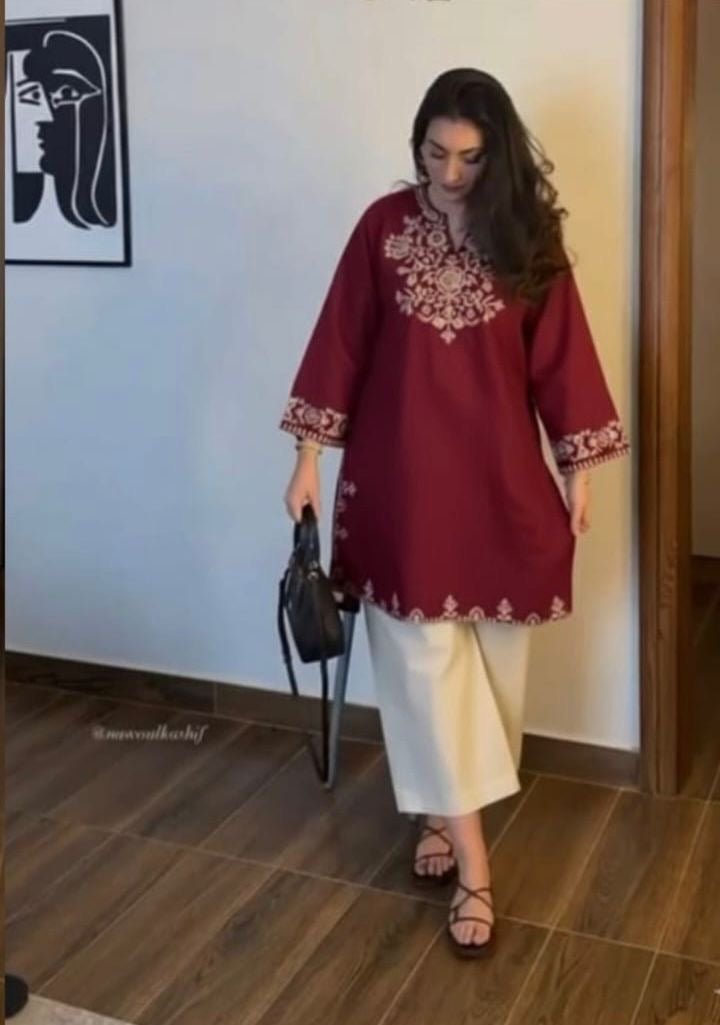Pure mul cotton 2 piece coord set women embroidery pockets casual ethnic summer Resshaa Jaipur