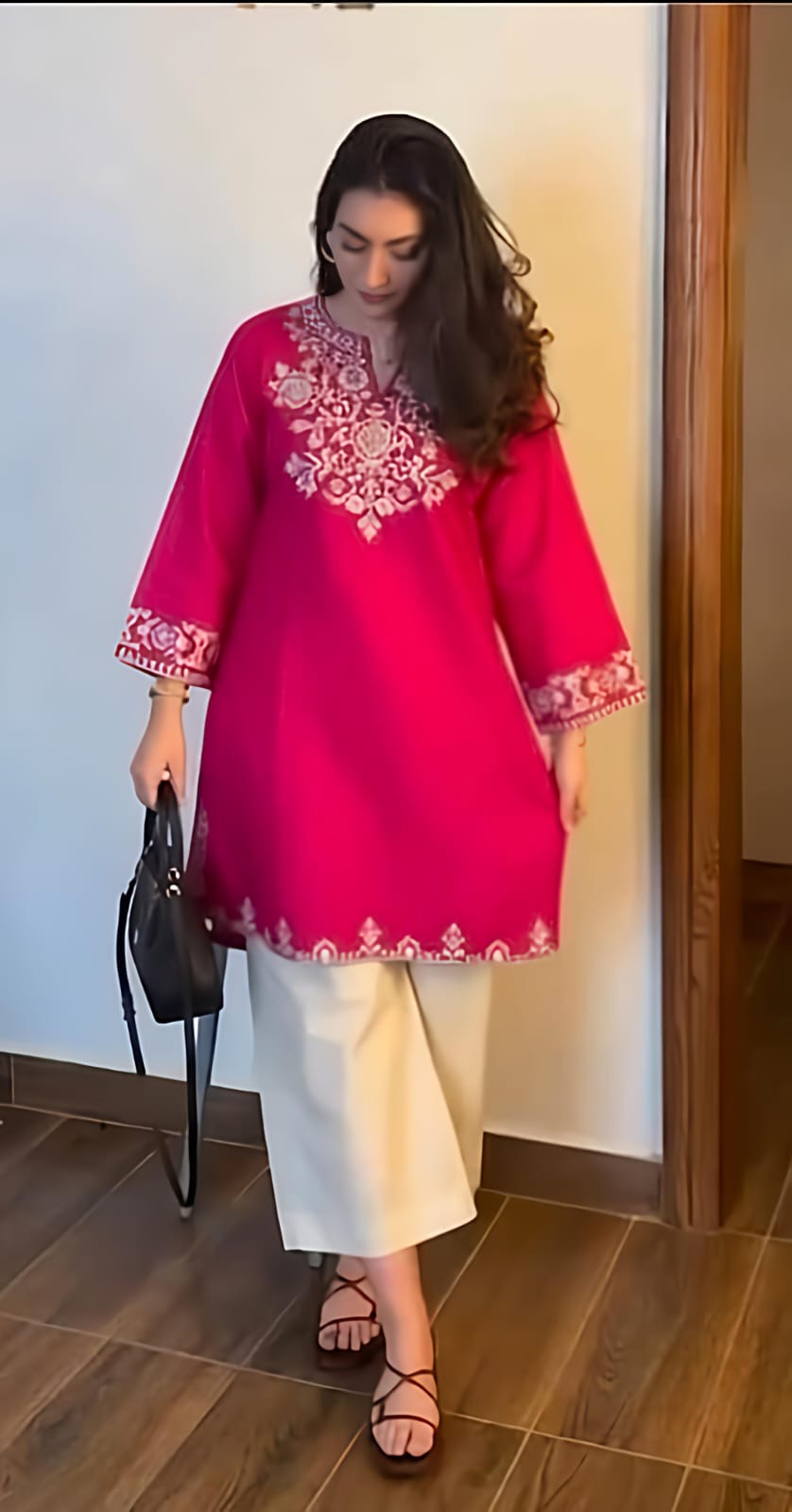 Pure mul cotton embroidered coord set for women Jaipur collection by Resshaa buy online India