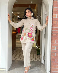 Premium Co-ord Set with detailed Embroidery