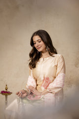Women silk kurta pant dupatta set Assam silk lined ethnic wear buy online Resshaa