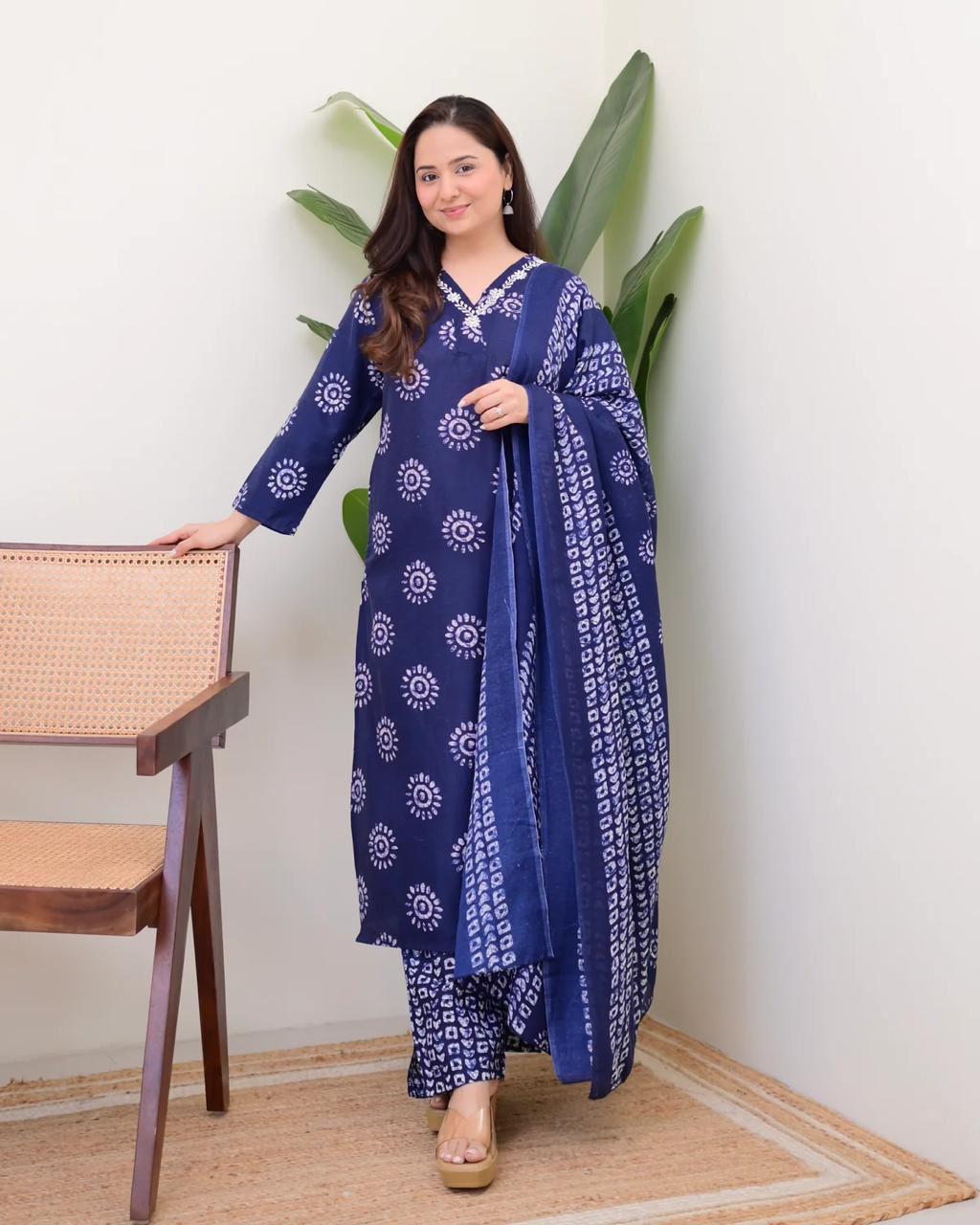Women floral printed flared kurta pant set festive occasion ethnic wear buy online India